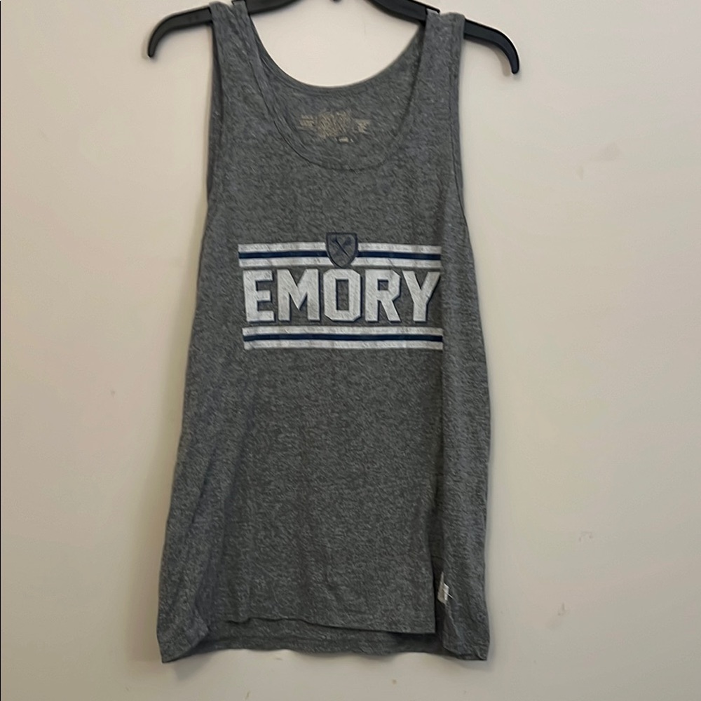 Retro Brand Gray Emory University Tank Top Size Large